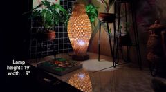 Bamboo Table Lamp – product photo 2, product detail gallery