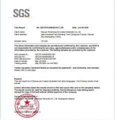 REACH certificate from Heyuan Ransheng Innovative Materials Co., Ltd.