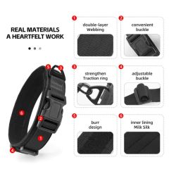 Tactical No Pull Dog Collar Adjustable Nylon Training Width 2.5CM Condition New Trademark OEM Brand Joypaws HS Code 42010030 - Image 4