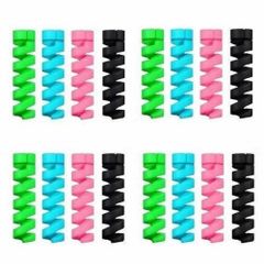 Silicone Spring Cable Protector, 4 Channels Color Any Shape Round Length 1.5 m Weights 50 Grams Packaging Type Box No of Channels 4 - Image 1