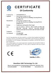 data loggers CE certificate from Shenzhen Yowexa Measurement Technology Co., Ltd.