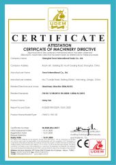 Motor CE certificate certificate from Shanghai Terrui International Trade Co., Ltd.