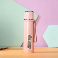 500ml Stainless Steel Thermos with Metal Coating Cover PP Color Pink Trademark OEM Style Outdoor Capacity 500ml Brand Name OEM/ODM - Image 2