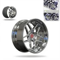 High - Strength Alloy Wheel Hubs for Auto Upgrade Type Rim MOQ 1 Set Origin China Logo OEM/ODM Trademark Max Crafts - Image 3