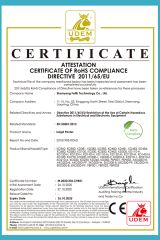 Printer CE-ROHS certificate of Shenyang Faith Technology Co., Ltd. – certificate photo, supplier certificates section
