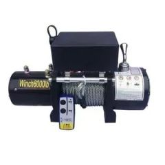 Compact 12V Electric Winch: Heavy-Duty Performance with Synthetic Rope - Image 4