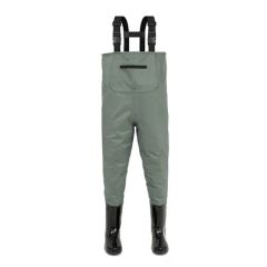 Kids Waterproof Chest Waders with Non-Slip Boots for Fun Adventures - Image 2