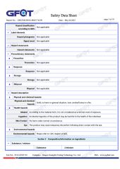 MSDS/SDS certificate from Jiangsu Right Import&Export Co., Ltd.