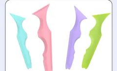 Reusable Multi-Function Eyeliner Stencils Lipstick Guide Template Tool - Image 6