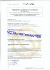 EN1177 fall down safety Certificate for outdoor children playground, sports court certificate of Qingdao Hvsun Industry Co., Ltd. – certificate photo, supplier certificates section