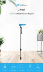 Walking Cane for Men Women Special Balancing Adjustable Heights Portable Aluminum with Light - Shandong Guard Zenith International Trade Co., Ltd.