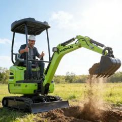 Hot Selling New 1 8 Ton Mini Excavator EPA Engine Agricultural Orchards Small Digger Euro 5 CE Home Use Earth Excavation Equipment - SHANDONG LANDWARD HI GROUP