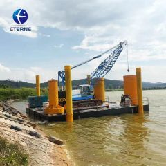 Customized Size Modular Container Pontoons Platforms Barges From China - Image 6