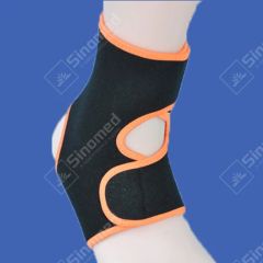 Black Long Barrel Keep Warm Brace Compression Support Wrap Sleeve Ankle Support - Suzhou Sinomed Co., Ltd.