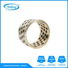 Copper Material Oilless Graphite Linear Flange Guide Bush Bearing Kit Metal Bushings - Image 2