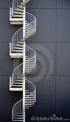 Emergency Exit Step Staircase Design Focus Modern Design Material Gi Sheets, Ss, Upvc Performance Feature Durability, - Image 1