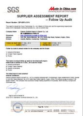 SGS certificate certificate from XIAMEN SRS TRADING CO., LTD.