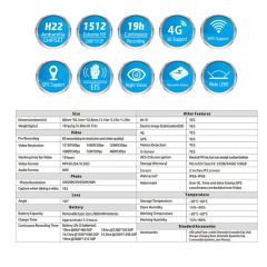 CCTV HD WiFi/4G Body Camera with Two Removable Battery Long Recording Time - Image 6