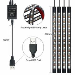 LED Car Light RGB Atmosphere Lamp 20-Keys Music Control Car Decorative Light Strip for Interior Vehicle Ambient Lighting Auto Parts LED Work Light - Image 2