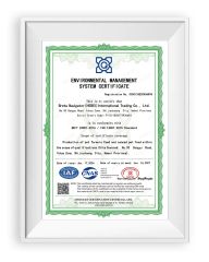 ISO 14001 certificate from Breta Navigator (Hebei) International Trading Co., Ltd