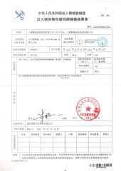 Shipping packing performance list certificate from Hebei Shanyu Chemical Co., Ltd.
