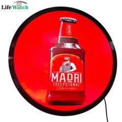 Factory Direct 23.6 Inch Full HD Android Windows OS High-Brightness Capacitive Touch Screen Circular Shape Indoor Wall Mount LCD Digital Display Signage - Image 1