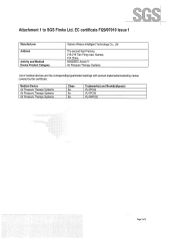 Medical CE certificate from Xiamen Sun Lion Technology Co., Ltd.