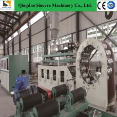 Steel Metal Ribs Reinforced HDPE Spiral Winding Corrugated Sewerage Pipe Extrusion/Making/Production Machines Lines 3000mm - Image 4