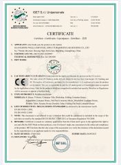 CE Certificate certificate of FOSHAN SOEASY MODULAR HOUSING CO.,LTD – certificate photo, supplier certificates section
