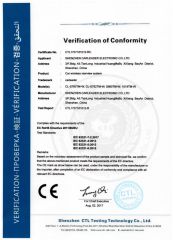 RoHs Certification certificate from Shenzhen Carleader Electronic Co., Ltd