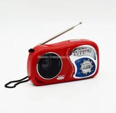 Portable Radio Multiband Mini Pocket World Receiver MP3 Player Digital Clock Radio - Image 2