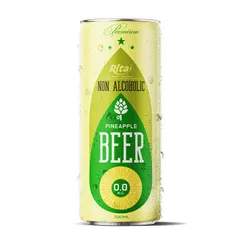 330 ml Lemon Flavor Non Alcoholic Beer Type CO2 Shelf Life 24 months Brand Name Rita, OEM Packaging Can (Tinned) Taste BITTER, Spicy, - Image 1