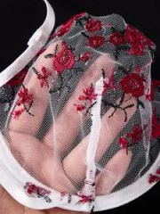 2022 New Arrivals Ensemble Erotic Night Wear Lenceria Lace Hot Lingeries Femme Women Embroidery Lace Bra Sexy Lingerie Set - Image 6