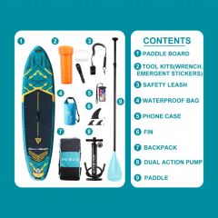 Inflatable Waterplay Stand up Paddle Board for Surfing Sup Surf - Image 4
