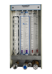 5 Glass Tube Rotameter, For Medical Purpose Viscosity 200cp Number of Tube 5 Mount Type Table Top Design Pressure 15 - Image 1