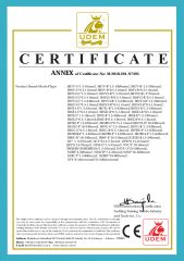 CE CERT SINGLE CORE certificate from Shanghai Kuka Special Cable Co., Ltd.