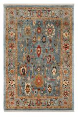 Antique Look Handwoven Persian Carpet Texture Fluff and wool Packaging Details Carpet - Image 2