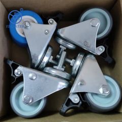 Two Wheels Castor 2 Inch 3 Inch Plats Caster for Furniture Brand Wbd Trademark WBD Model NO. I001e Video Available Sample - Image 6