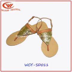 Simple Fashion Design Ladies Sandals Upper PU OutSole TPR Gender Women Origin China Style Casual Trademark ODM Heel shape Flat - Image 3