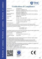 Verification of Compliance certificate of Zhongshan LC lighting Co.,Ltd. – certificate photo, supplier certificates section