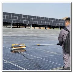 Lithium Battery Mode Water Powered Rolling Cleaning Brush for Solar Cleaning System - Wuxi Wanlv Intelligent Technology Co., Ltd