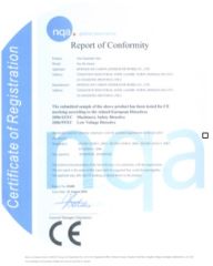 CERTIFICATE certificate from Hunan Along New Energy Technologies Co., Ltd.