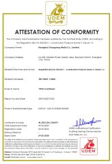 CE certificate from Shanghai Changzeng Metal Co., Ltd.