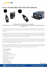 PCE INSTRUMENTS Class 1 Sound Level Meter PCE-432-SC 09 with Calibrator - Image 7