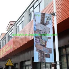 Outdoor Street Light Pole Advertising Sign Flex Media Banner Arm - Image 3
