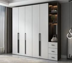 Factory Outlet Customize Wooden Furniture Portable Wardrobe - Image 4