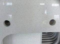 Artificial Quartz Stone Factory for Kitchen/Engineered/Table Tops/Vanity Tops/Morden Wall Background/White - Image 4