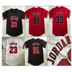 Men's Team Basketball Jersey Wholesale Top Stitched Old Jersey Pippen Roman Mesh Cloth Accept Custom - Xiamen Ruliron Trading Co., Ltd.