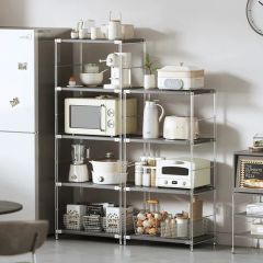 Custom Kitchen Storage Shelving Units Shelves Organizer Microwave Metal Shelf Rack - Image 3