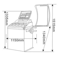 Hot Selling Wheel Balancer / Essential Workshop Equipment Model Bl3080r - Image 2